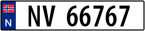 Truck License Plate